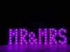 4' MR & MRS Letters - Purple Light - Photo by Viscosi Photography