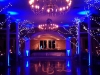 Monogram & Electric Blue Up Lighting @ The Old Daley Inn on Crooked Lake